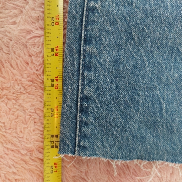 TRIARCHY Cropped Mid-rise Straight-leg Jeans Size 27 - Picture 11 of 13